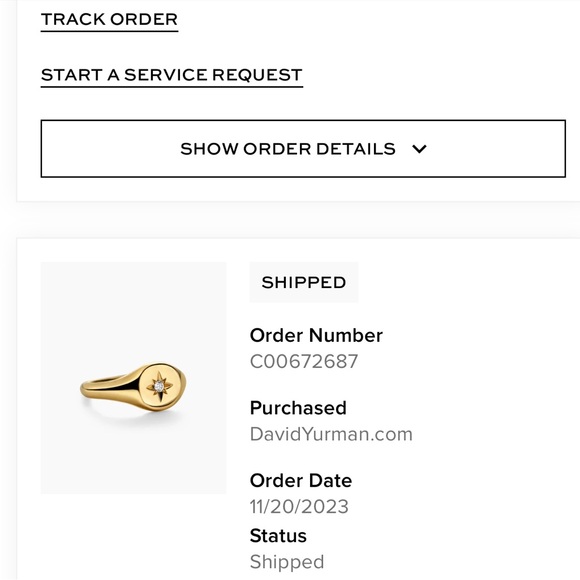 David Yurman CABLE COLLECTIBLES® STARSET PINKY RING - Picture 15 of 15